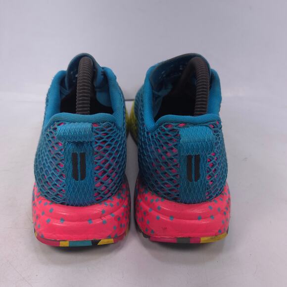 NOBULL Lace Up Athletic Sneaker Shoe Mens Size 7 Womens Size 8.5 Blue Pink - Picture 3 of 10